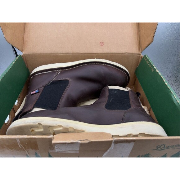 Danner Men's 6" Leather BullRun Chelsea Steel SafetyToe Work Boots Size 11EE USA - Picture 10 of 10